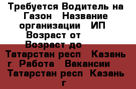 Требуется Водитель на Газон › Название организации ­ ИП › Возраст от ­ 30 › Возраст до ­ 50 - Татарстан респ., Казань г. Работа » Вакансии   . Татарстан респ.,Казань г.